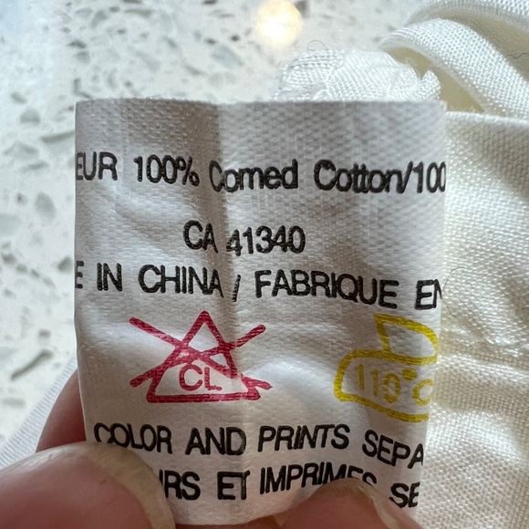 VINTAGE Pillow Sham 28" Wide Embroidered Lace Vintage 100% Cotton Cream - Picture 5 of 5